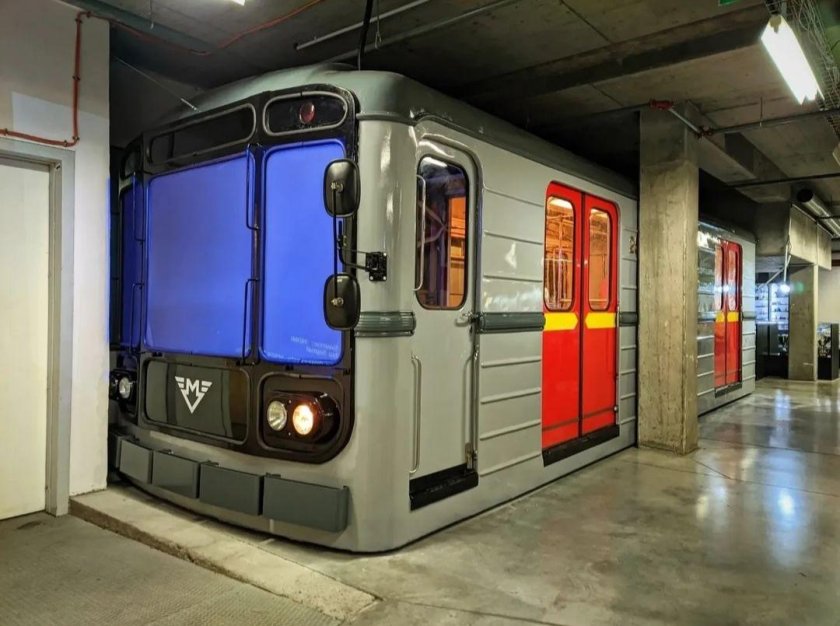 Метро Прага вагон