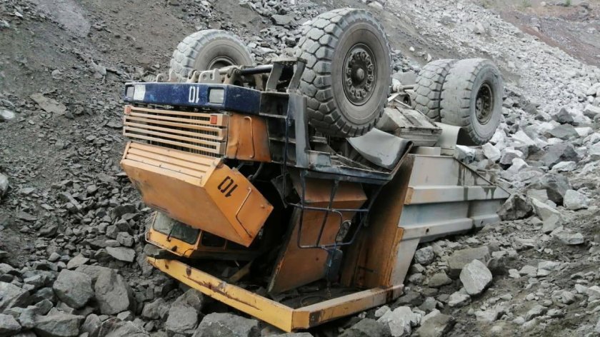 БЕЛАЗ 75710 аварии