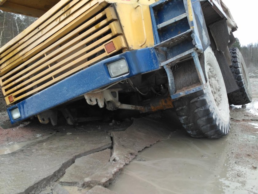 Карьерный самосвал белаз-7547