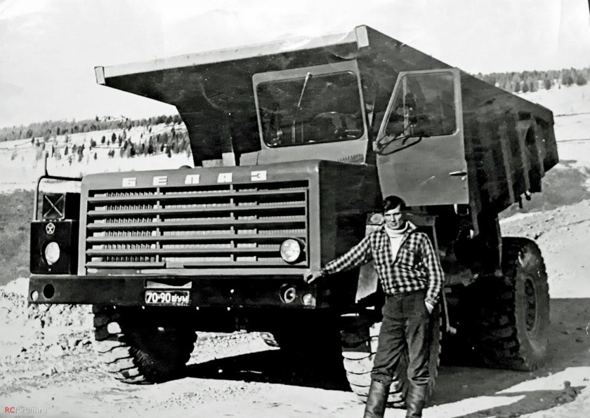 Карьерный самосвал белаз-540а