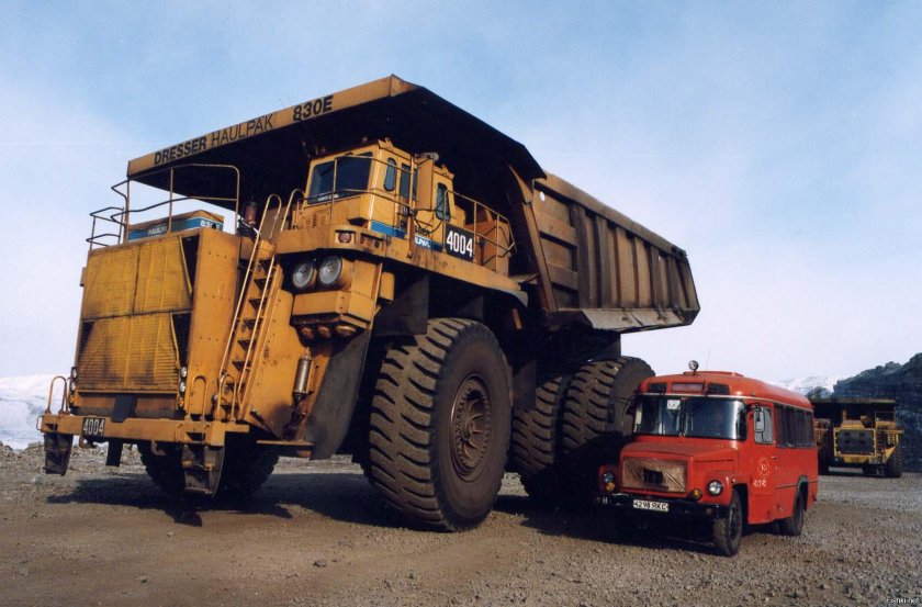 БЕЛАЗ разрез Нерюнгринский