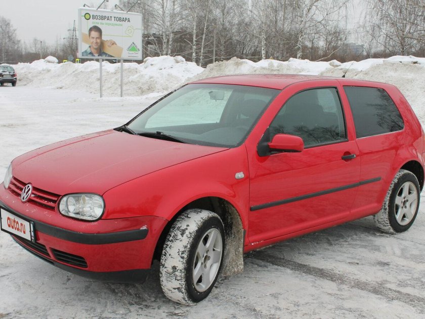 Фольксваген гольф 4 красный