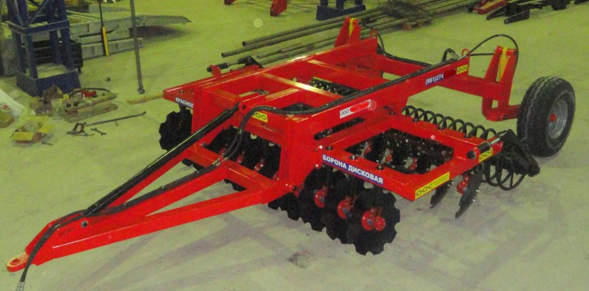 Прицепной дискатор для МТЗ 80
