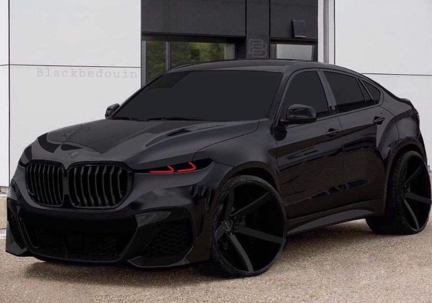 BMW x6 черная