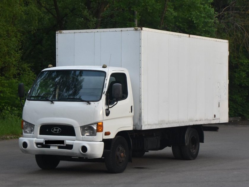 Hyundai hd78 изотермический фургон