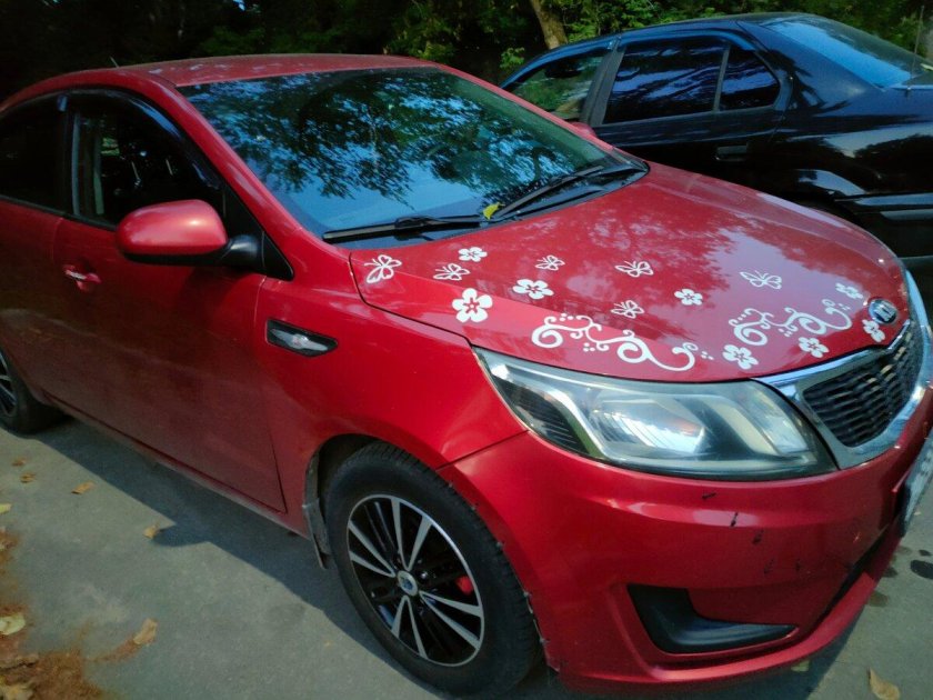 Киа Рио 3 красная