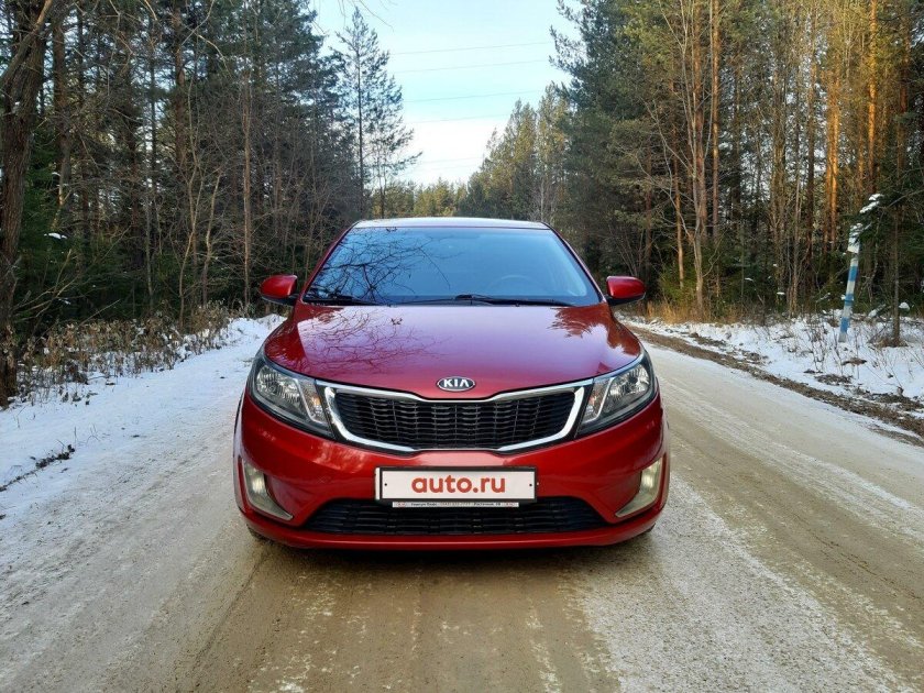 Киа Рио 3 красная