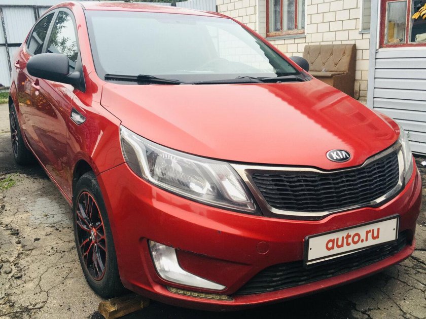 Киа Рио 3 красная