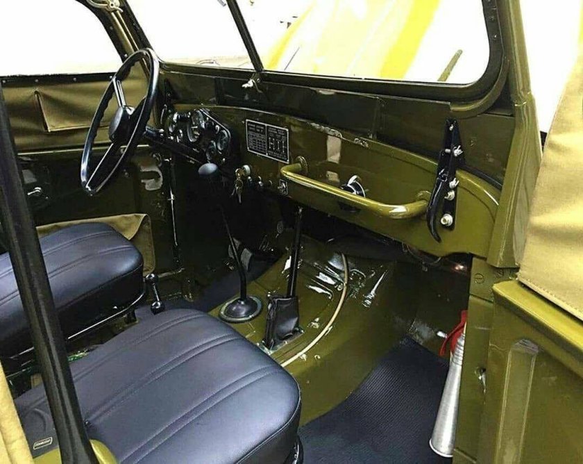 ГАЗ 69 салон