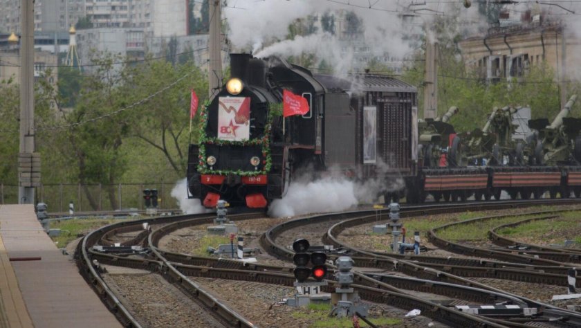 Ретропоезд «воинский эшелон»