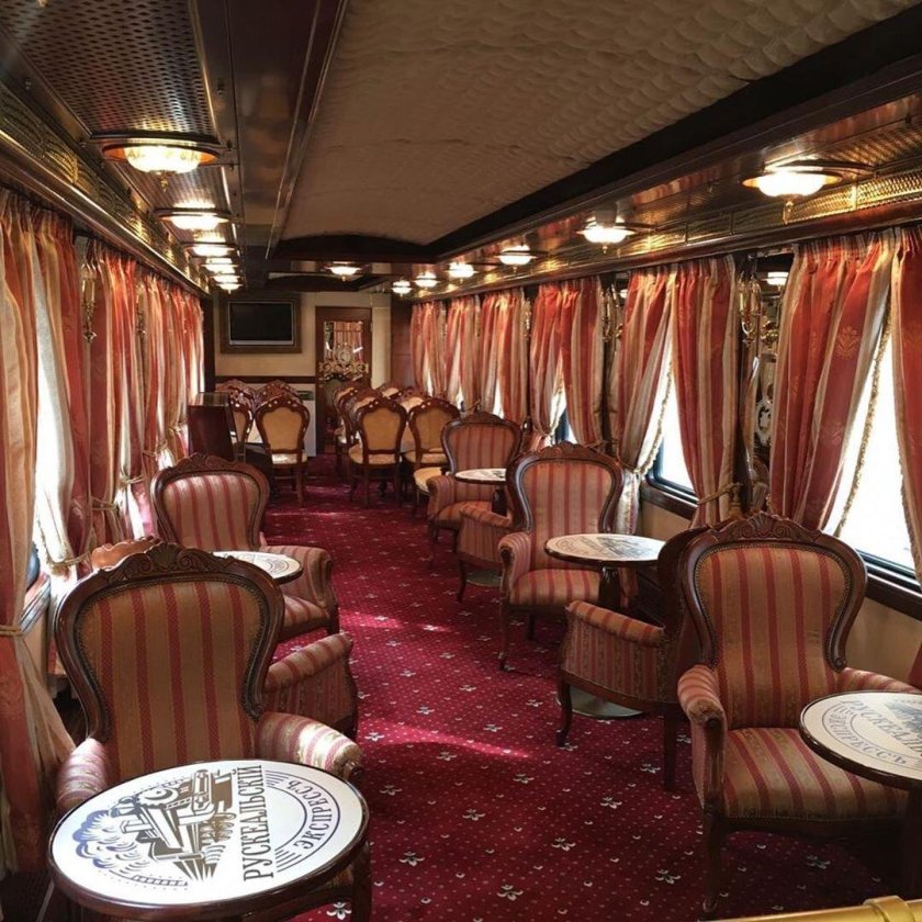 Ретро поезд Сортавала Рускеала вагон ресторан