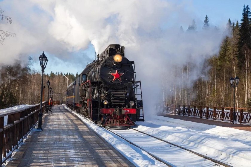 Ретро поезд