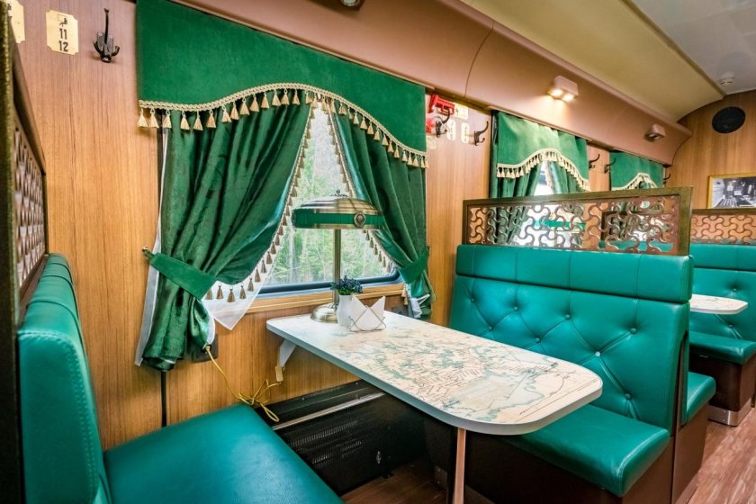 Ретро-поезд Рускеальский экспресс