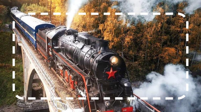 Ретро поезд Сортавала Рускеала