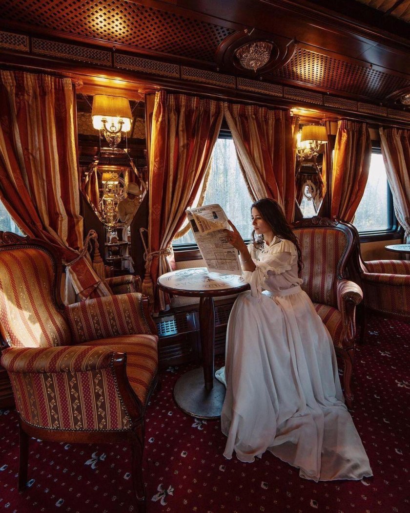 Ретро поезд Сортавала Рускеала вагон ресторан