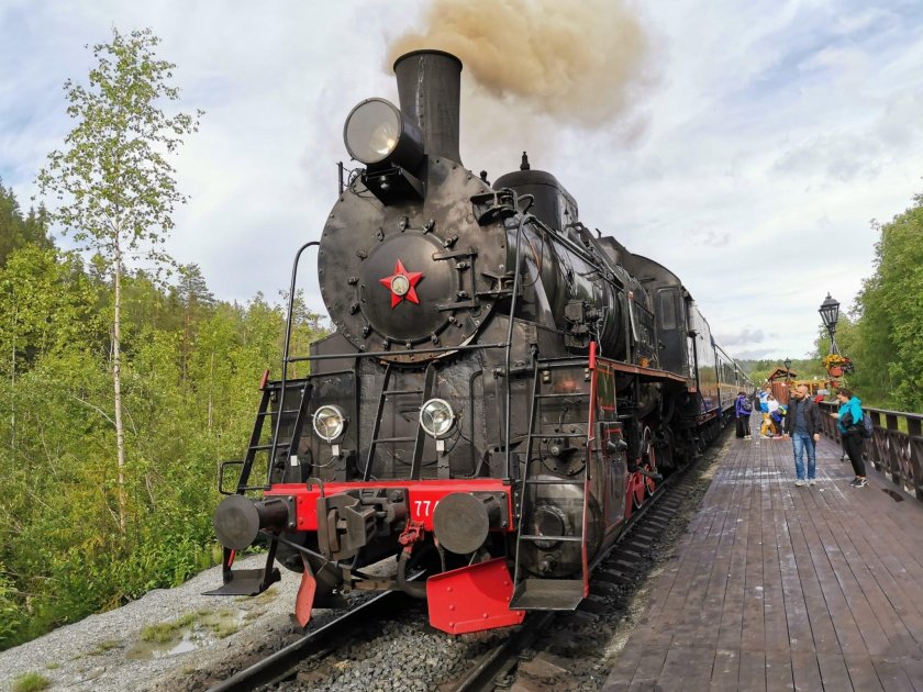 Ретропоезд «Рускеальский экспресс» Сортавала – Рускеала