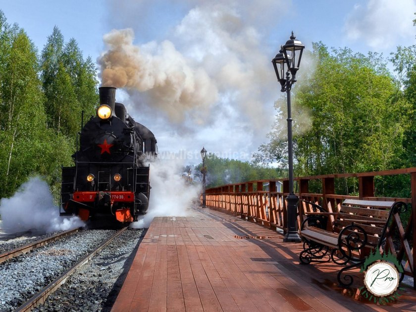 Паровоз Сортавала Рускеала