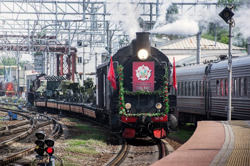 Ретропоезд «воинский эшелон»