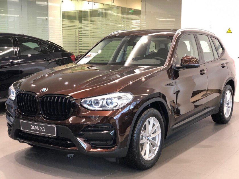 BMW x3 g01 коричневый