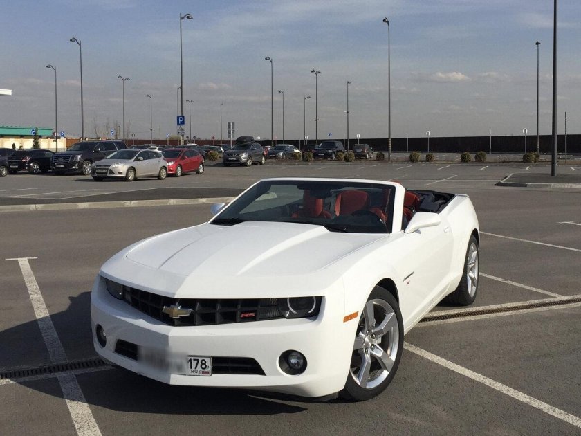Камаро кабриолет белый