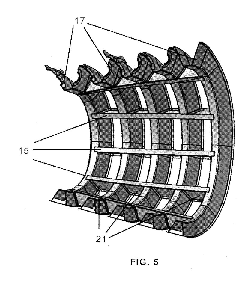 Шпангоуты и стрингеры самолет