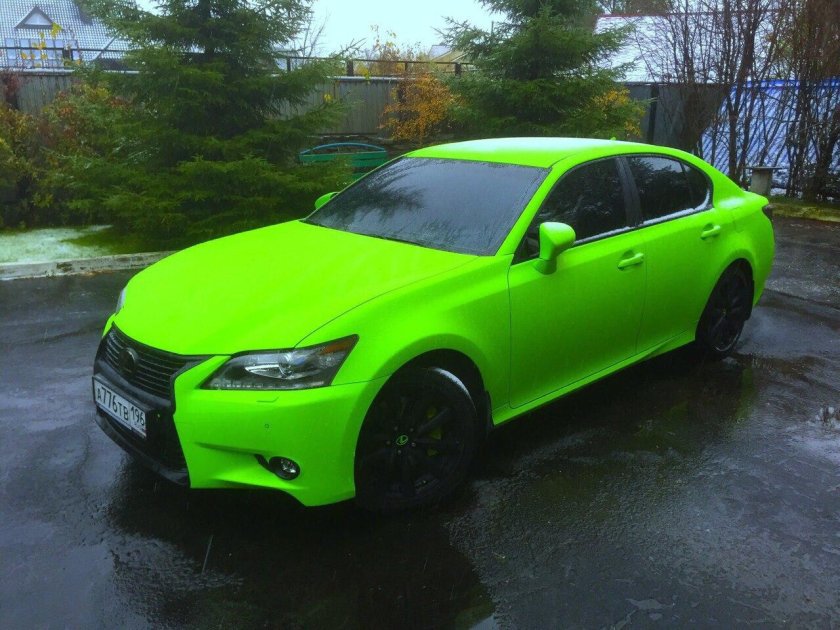 Виниловая пленка Green Lime Matte