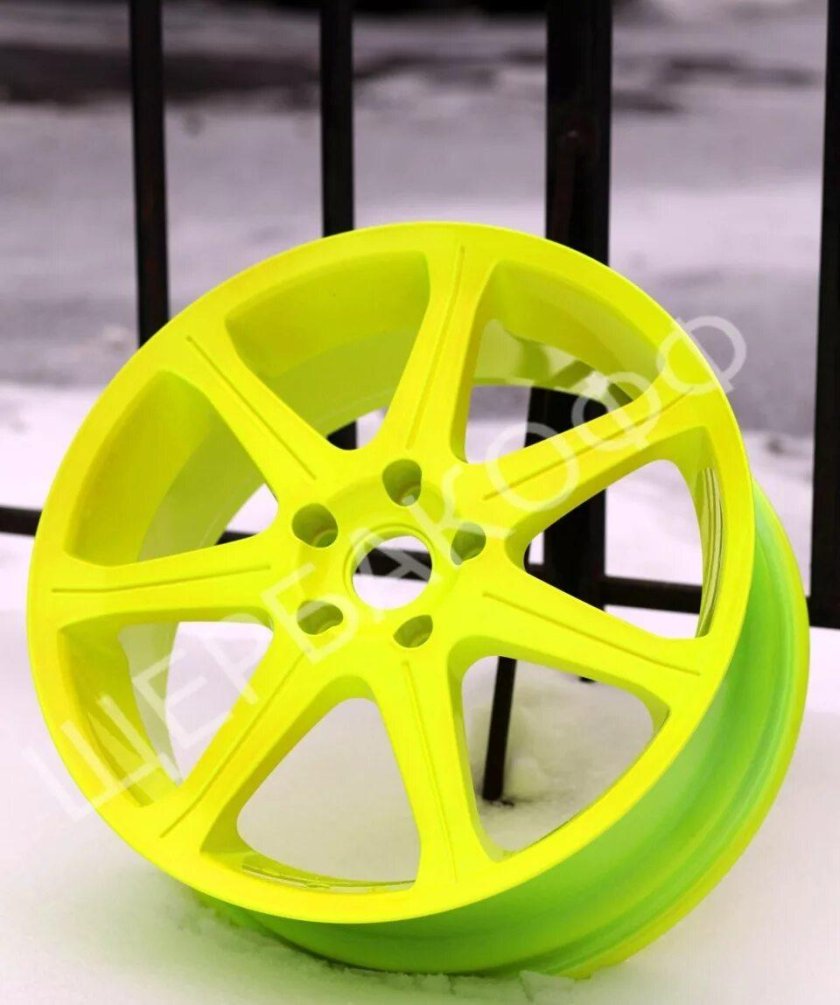 RAL 1026 флуоресцентный желтый порошковая краска