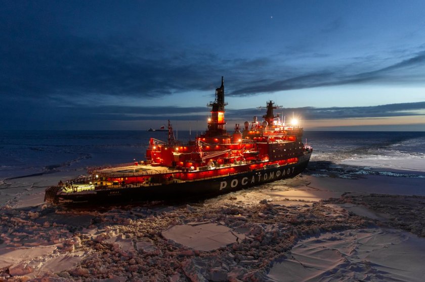 50 Лет Победы атомный ледокол