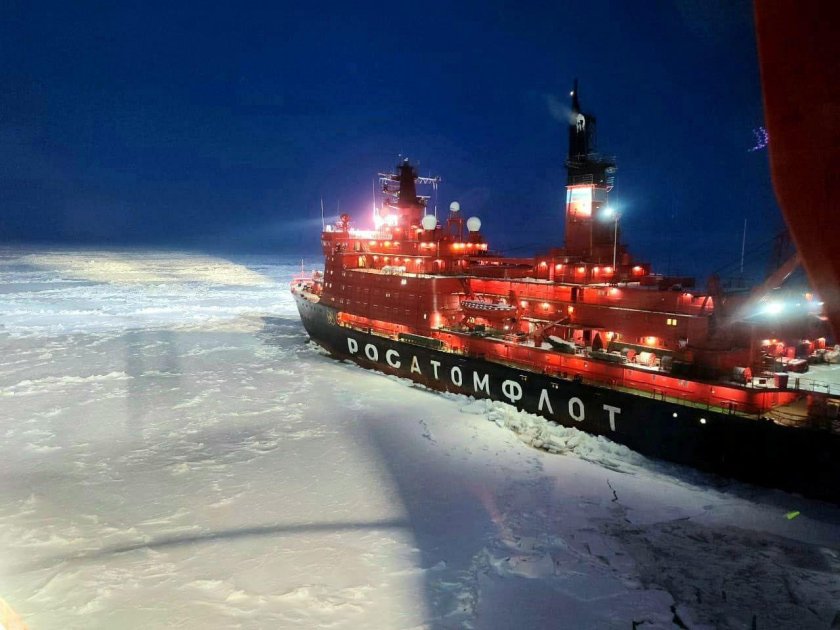 50 Лет Победы атомный ледокол