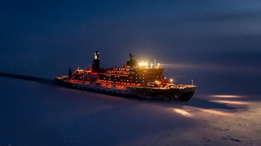 50 Лет Победы атомный ледокол