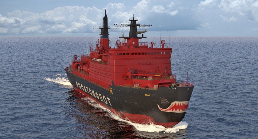 Россия атомный ледокол