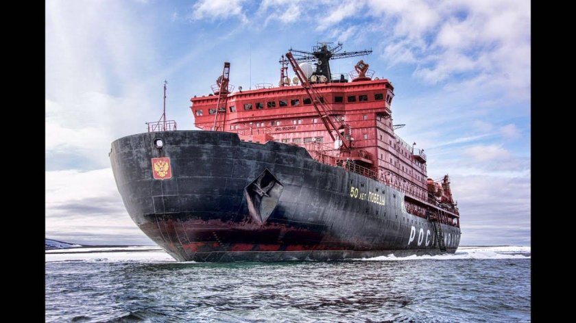 50 Лет Победы атомный ледокол