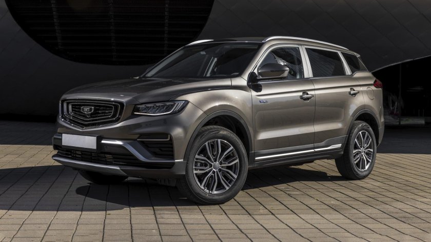 Geely atlas pro серый