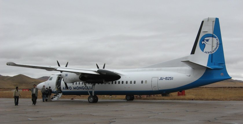 Fokker 50 Mongolia
