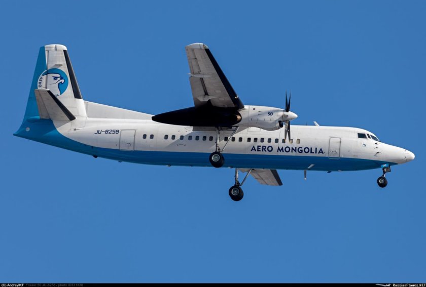 Fokker 50 mongolia
