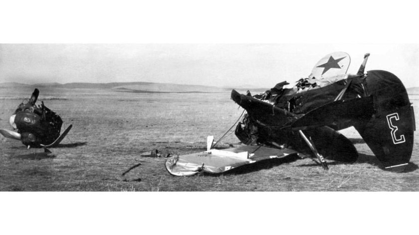 Истребитель и-16 Халхин-гол