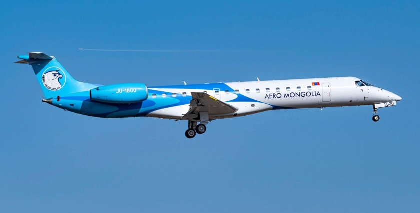 Эмбраер 145 Аэромонголия