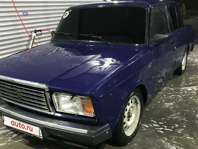 ВАЗ 2107 фиолетовая