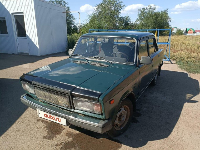 Ваз 2107 тёмно зелёная