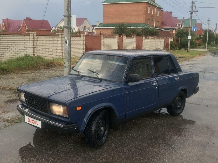 ВАЗ 21074, 2005 год синий