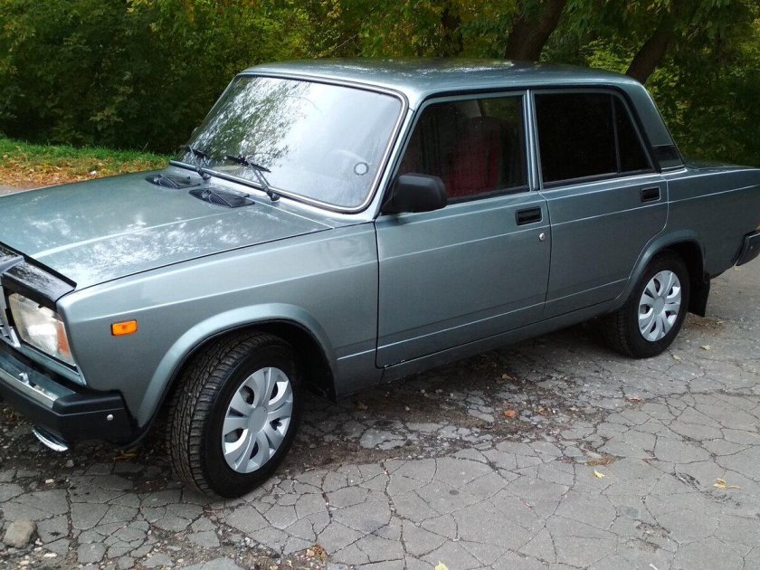 ВАЗ 2107 кварц серо зеленый металлик