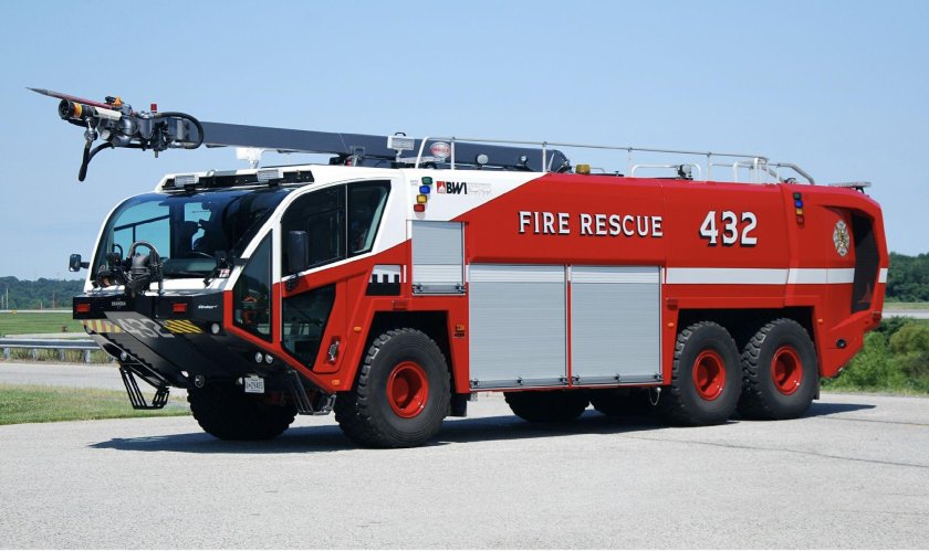 Ошкош пожарная машина