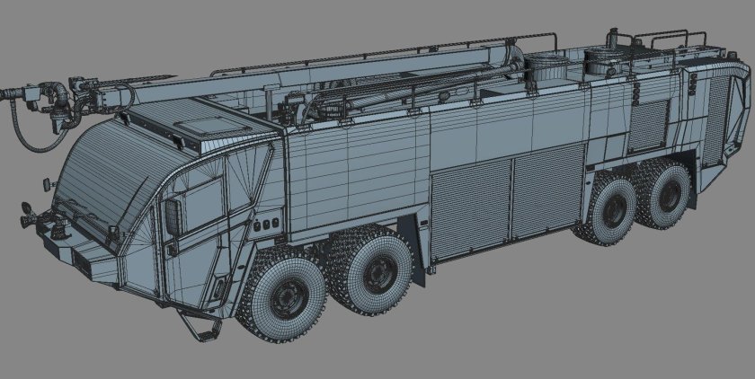 Пожарная машина rosenbauer panther