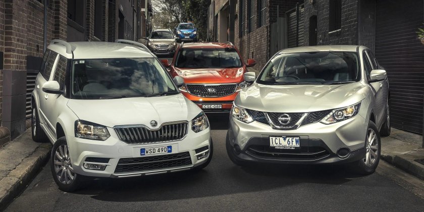 Skoda Yeti Nissan Qashqai