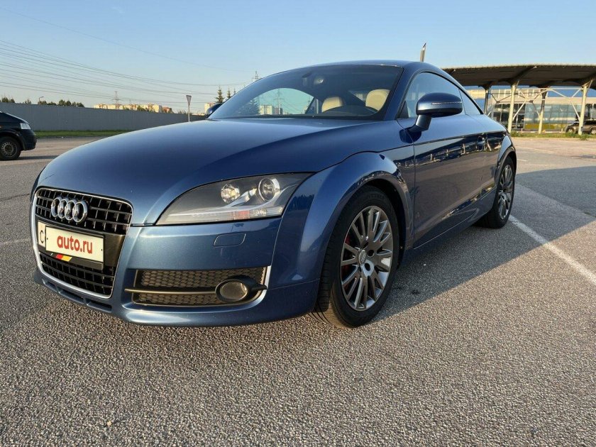 Ауди тт синяя