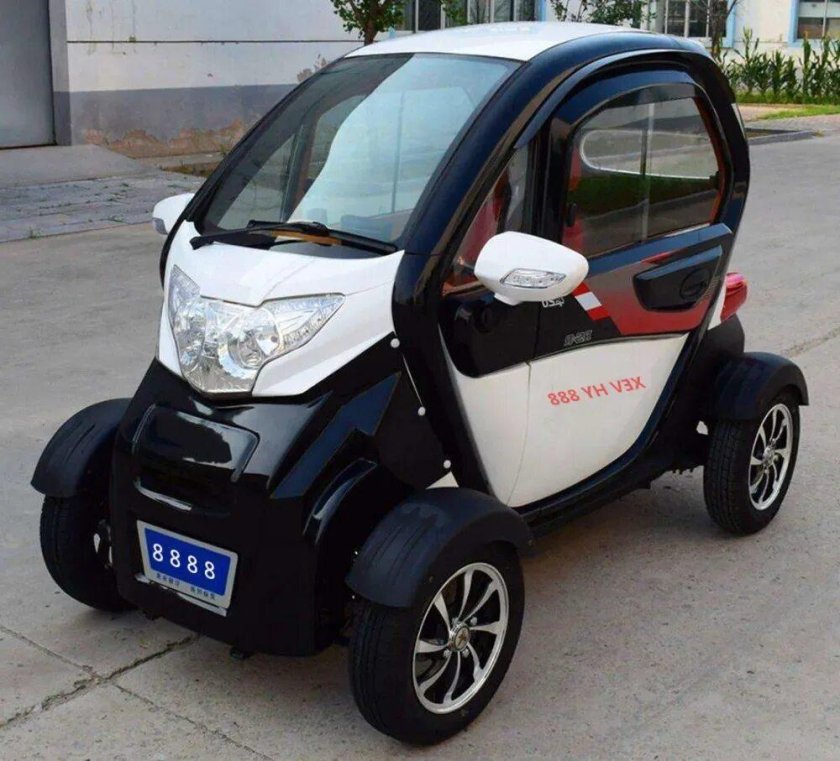 Электроскутеры 4 колесный с кабиной модель Велес