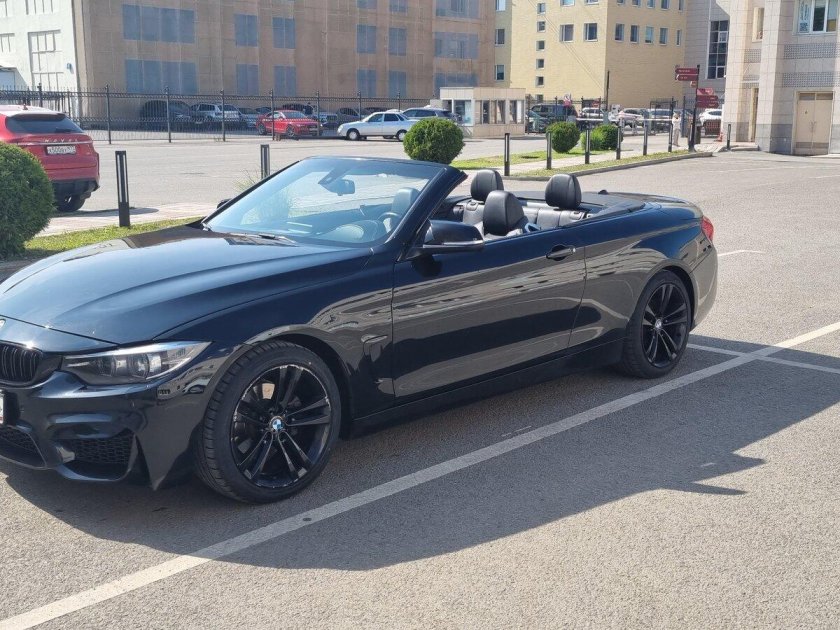 Bmw 430i f33 кабриолет черный