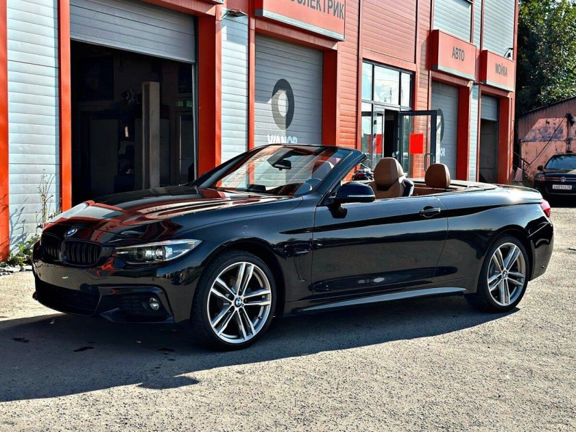 BMW 430i f33 кабриолет черный