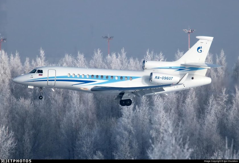 Falcon 8x Газпромавиа