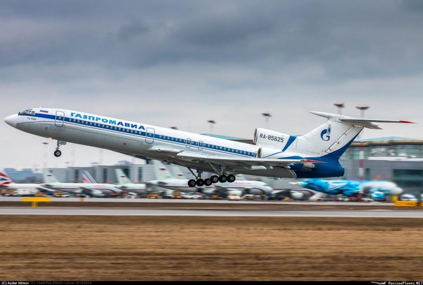 Ту-154м Газпромавиа